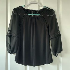 Black Lace Top
